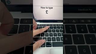 How to type £ Pound sign – the currency of the United Kingdom #macbooktips #keyboard #macshortcuts