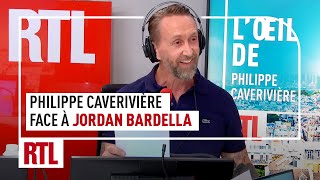 L'Œil de Philippe Caverivière face à Jordan Bardella