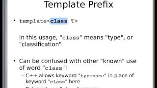 CSIS 237 Lecture 21 Templates part 2