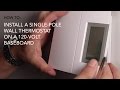 How to install: Wall thermostat, single-pole on 120V baseboard | Cadet Heat