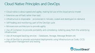 Cloud Native Principles and DevOps
