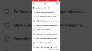 How to export accounts from Google authenticator?