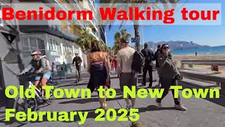 Benidorm Walking Tour: From Old Town to New Town via Levante Beach | Feb 2025, 16°C