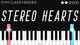 Gym Class Heroes: Stereo Hearts ft. Adam Levine | EASY Piano Tutorial