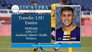 Luca Lera Fall 2022 Transfer