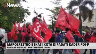 Unjuk Rasa Buntut Pembakaran Bendera PDIP, Kader PDIP Padati Mapolres Bekasi - Special Report 26/06