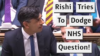 PMQs - Rishi Sunak Struggles With NHS And Jobs Question!