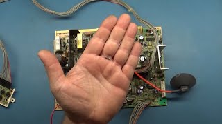 25" K7400 Arcade Monitor Chassis Repair - Blown C808, No Brightness Control, No TP201 Voltage