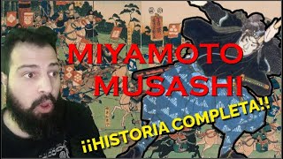 MIYAMOTO MUSASHI - 🏯 - La historia completa del mejor #SAMURAI 🎌- Español  👺🎌
