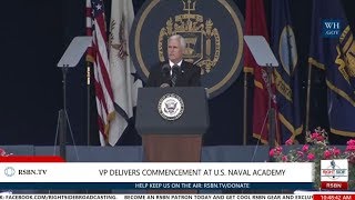 U.S. Naval Academy Class of 2017 Graduation w/ Vice President Pence Commencement Speech 5/26/17