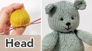 [Knitting Doll] Free Pattern - Teddy Bear (Part 1) [head]