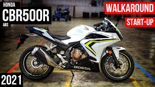 2021 Honda CBR500R Walkaround \u0026 Exhaust Sound | CBR 500 Sport Bike / Motorcycle