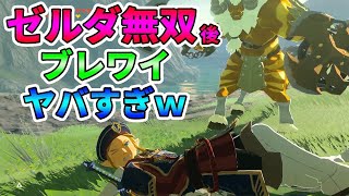 【ゼルダ無双】直後にブレワイやるとめちゃ遅く感じる説ｗ【実況プレイ】#275 ブレスオブザワイルド Nintendo Switch