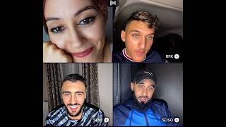 Rokahinda live avec rfk et soso et seye تفرج تشبع ضحك مع هاد مساخيط تحماو عليا