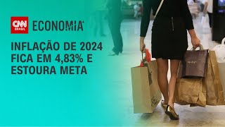 Inflação de 2024 fica em 4,83% e estoura meta | LIVE CNN