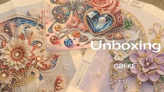 Unboxing de diamond paintings de GBFKE