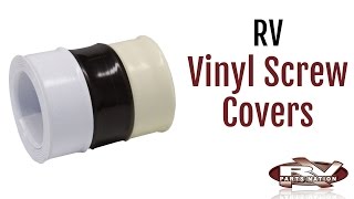 RV Vinyl Insert Screw Covers