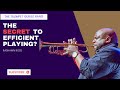 Rashawn Ross: The Secret To Efficient Trumpet Playing