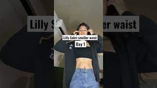 14 days transformation | Lilly Sabri Smaller Waist Abs Workout #shorts #absworkout
