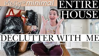 This may surprise you! 🤭DECLUTTERING MY ENTIRE HOUSE! Messy To Minimal Extreme Declutter 2023