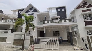 ID 412: New gated community villa in Aluva, Ernakulam Kerala,5 Cent, 2650 Sq ft, 95 lakhs