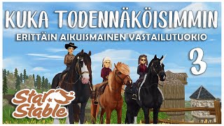 Kuka todennäköisimmin 3 | SSO Suomi