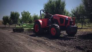 Schulte SRW-1000 wind rowing Rocks in Almond Grove near Oakdale CA