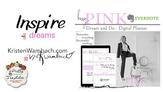 Evernote Bossy PINK Digital Dream \u0026 Do Planner