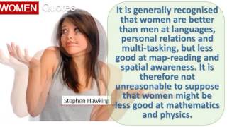 It is generally recognised that women -  Top Women Quotes By - Stephen Hawking