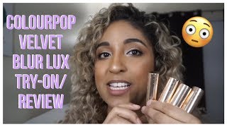 Colourpop Velvet Blur | Review/Try-on/Comparison