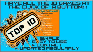 Top 10 .io Games