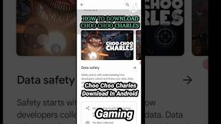 Choo Choo Charles Download || How to download choo choo charles in mobile #shorts #choochoocharles