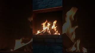 🔥Sound of burning firewood (wood) in the fireplace   #Healing #healing #Fireplace #Sound of burning