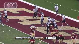 Villanova Scores on Fake Punt vs Boston College   ACCDigitalNetwork