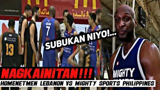 NAGKAINITAN! LAMAR ODOM HINDI NAGPASINDAK! | Homenetmen Lebanon vs Mighty Sports Philippines