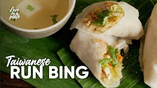 Taiwanese Run Bing | Fresh Vegetable Forward Spring Rolls