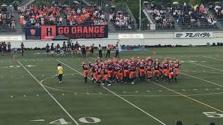 【高校関東大会決勝】19 0623 法政大学第二vs佼成学園@アミノバイタルフィールド  試合開始セレモニー