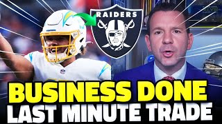 🫠RAIDERS CLOSE DEAL WITH FORMER CHARGERS PLAYER LOOKING FOR OFFENSIVE REINFORCEMENTS!RAIDERS NEWS