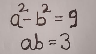 Nice Algebra Problem | Math Olympiad Question  Solve for a+b =? @Mamta maam