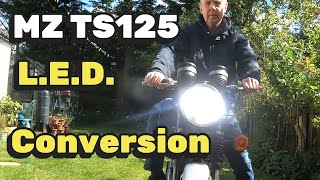 MZ TS125 LED Conversion