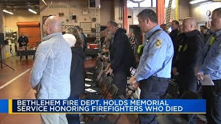 Bethlehem Fire Dept. honors fallen members with memorial service at fire company