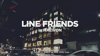 LINE FRIENDS in Itaewon, Korea