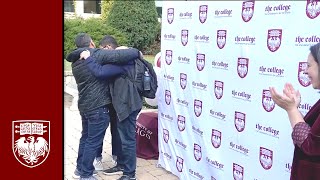 UChicago Surprise: CPS student surprised at school with full-ride scholarship