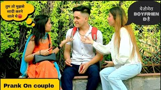 Irritating Prank on couple || Getting Angry || Tanya Dhawan