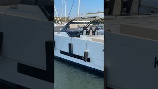 Beautiful De Antonio Yachts - D36 docked in Olbia MOYS #nauta #yacht #boating #boat #yachting