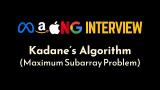 Kadane's Algorithm Explained and Implemented in Java | Maximum Subarray Problem | DP | Geekific