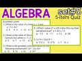 ALGEBRA set#5 | 5-item quiz [Must READ description]