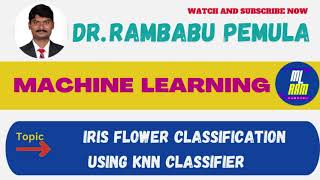 Iris Flower Classification Using KNN Classifier