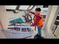 Ali ny world biggest cruse ship 🛳️ chalai 😱 || Ali Captain ban gaya 😳|| fishing in middle of see 😱