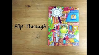 Nice Little Town 11 (Eleven) Coloring Book flip through -  Tatiana Bogema (Stolova)